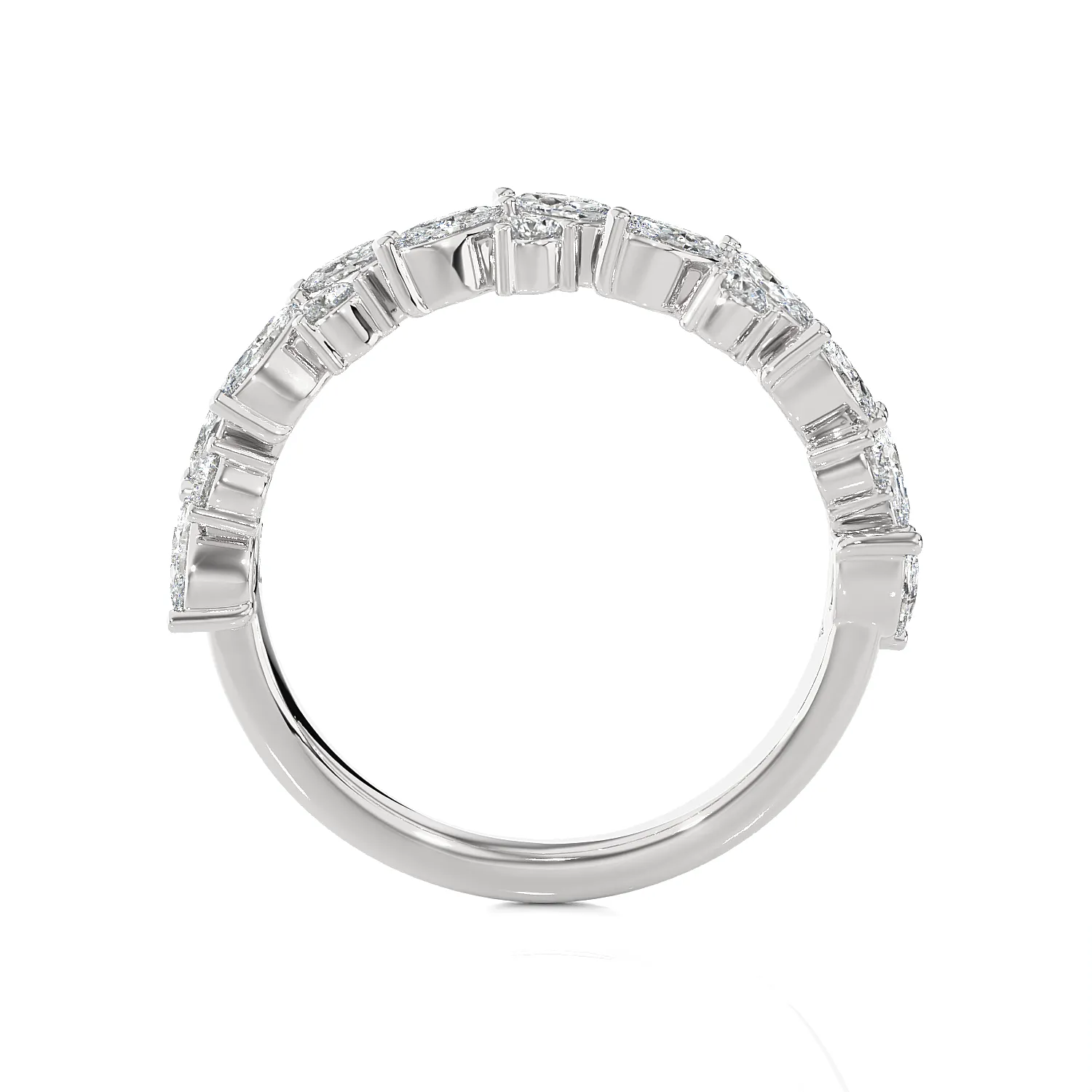 1 3/8 ctw Marquies Lab Grown Diamond Anniversary Ring