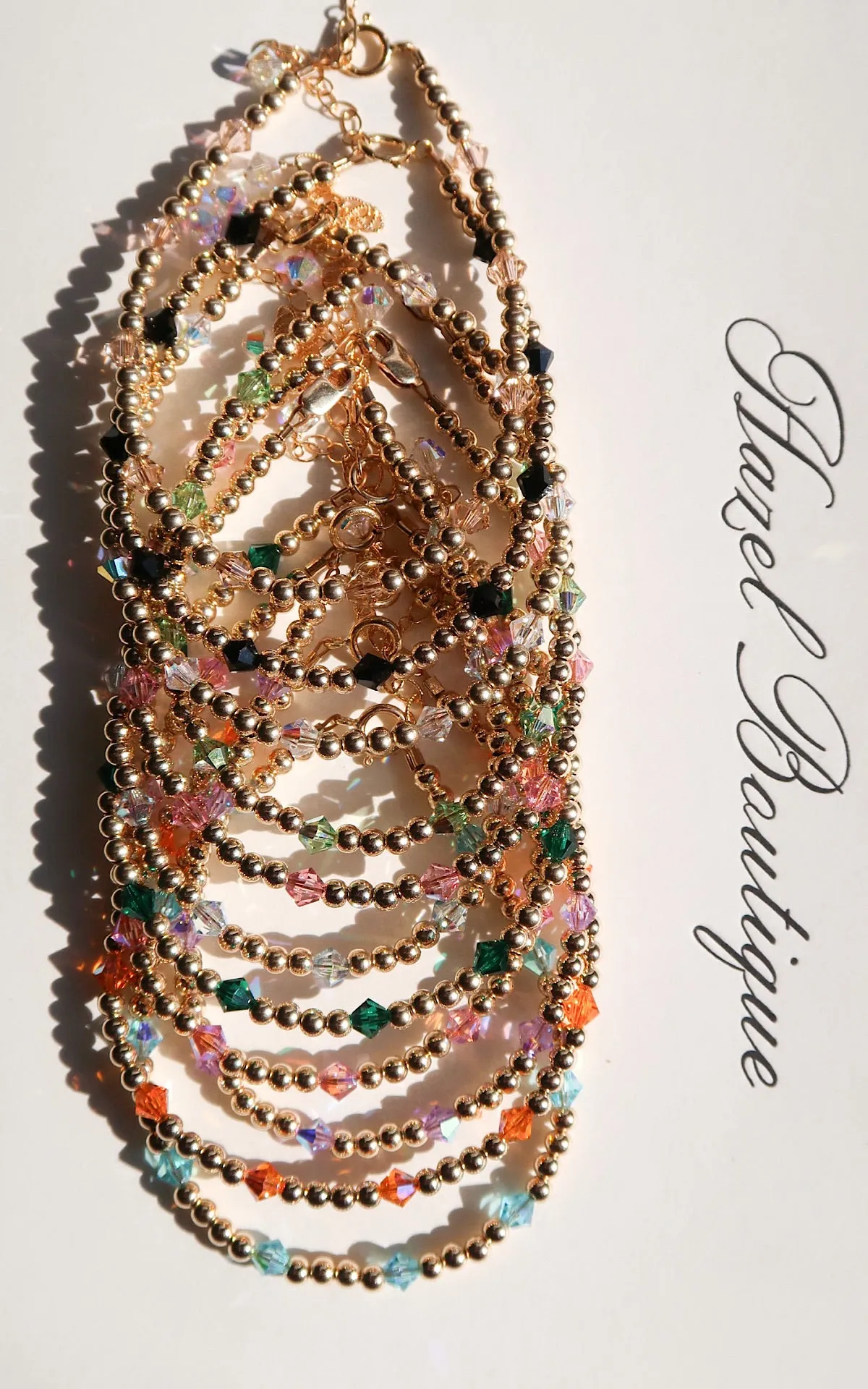 14k Gold-Filled Crystal By The Yard