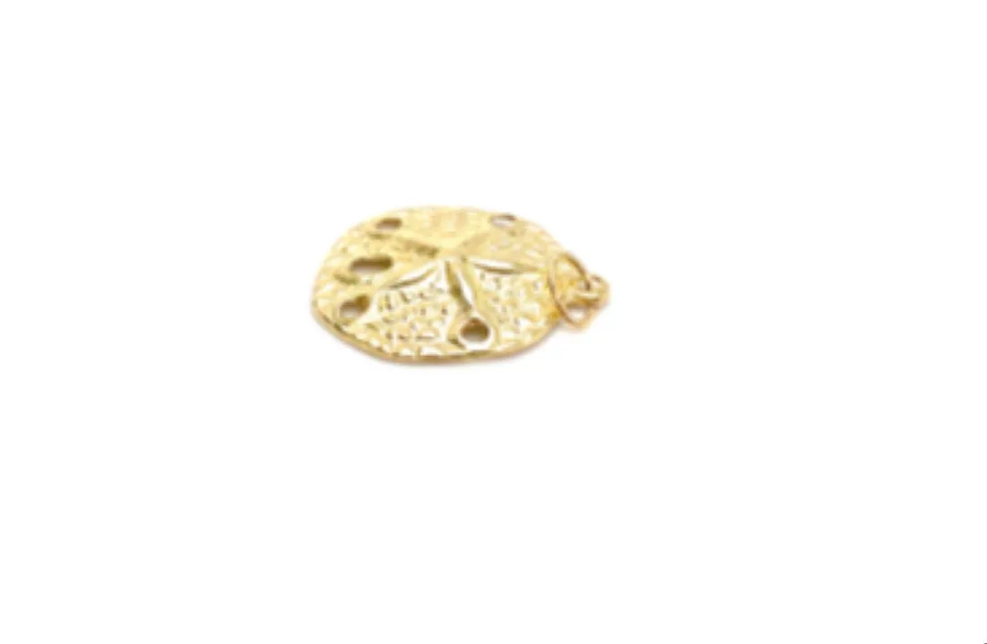 14KGF Circle Flower Pendant 743-C
