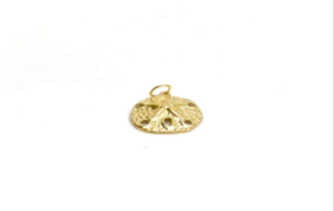 14KGF Circle Flower Pendant 743-C