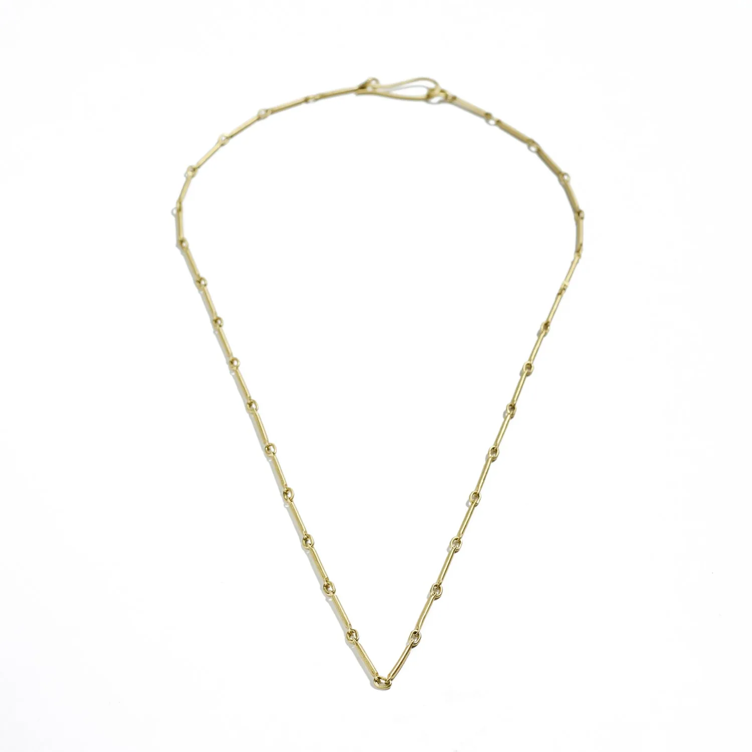 17" Gold Bar and Loop Chain