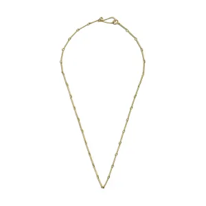 17" Gold Bar and Loop Chain