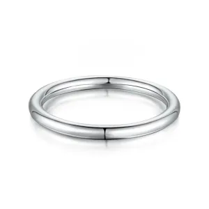 2mm Stackable Dome Wedding Band Ring