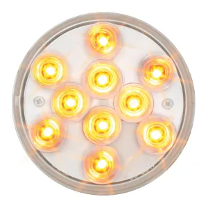 4" MEGA 10 PLUS AMBER/CLEAR 10 LED LIGHT