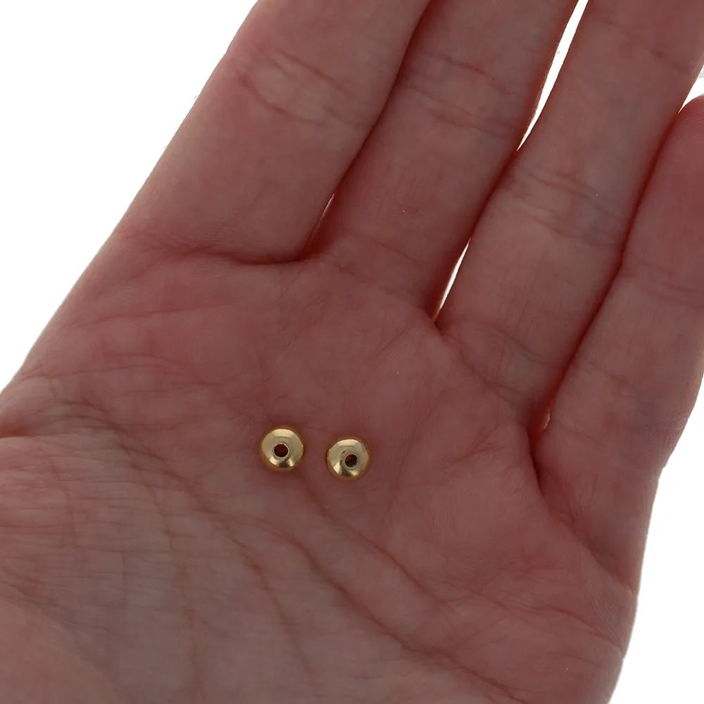 5mm Gold Filled Saucer Beads