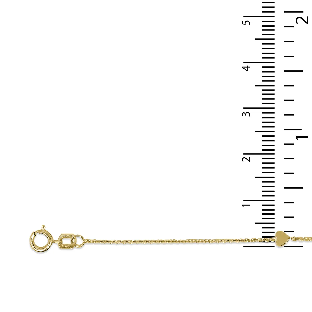 9-10" Heart Anklet