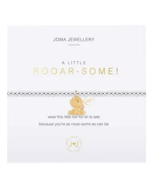 A Little You're Roarsome Bracelet in Silver & Gold