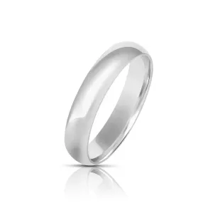 ADIRFINE 925 Sterling Silver 6MM Comfort Fit Wedding Band Ring
