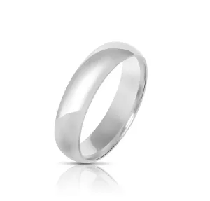 ADIRFINE 925 Sterling Silver 8MM Comfort Fit Wedding Band Ring