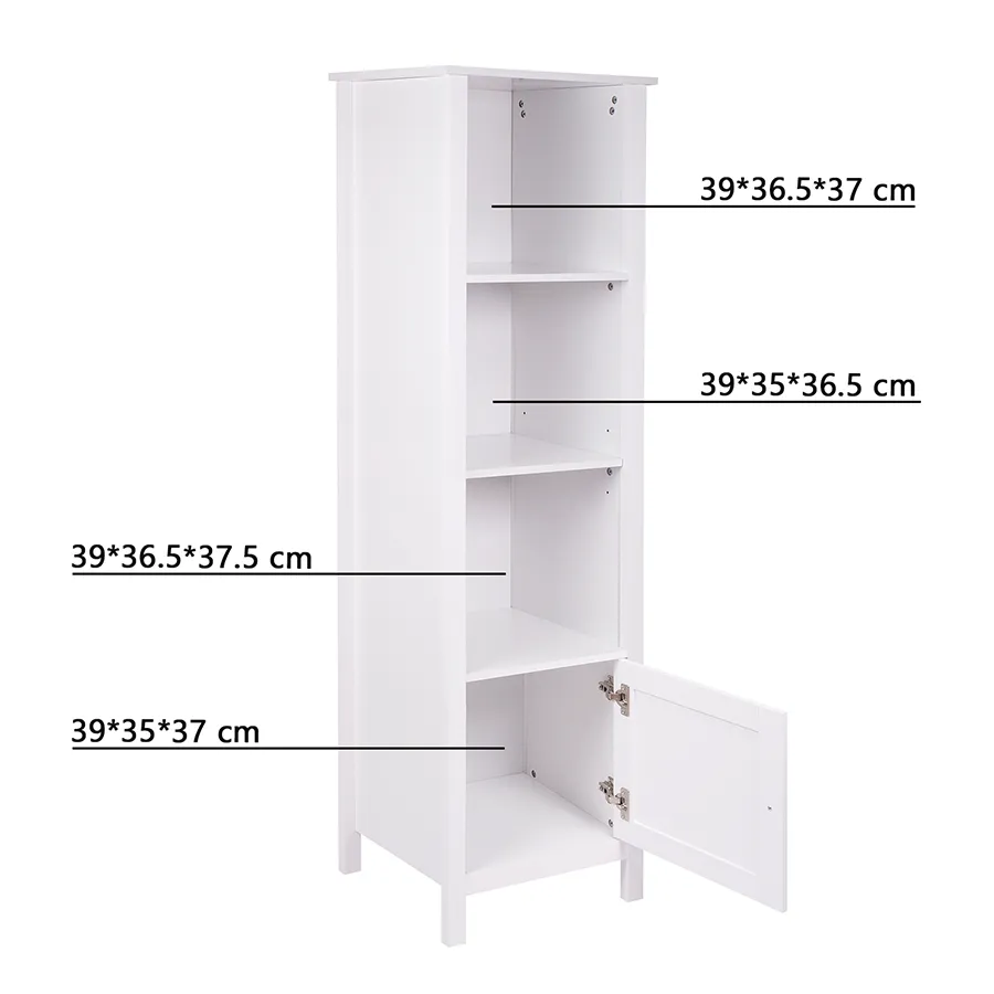 Amber Book Shelf with Door