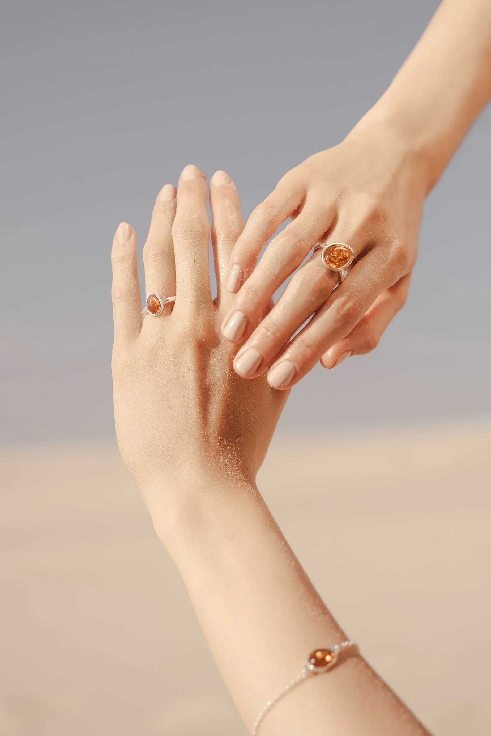 Amber ELEMENT Stacking Ring