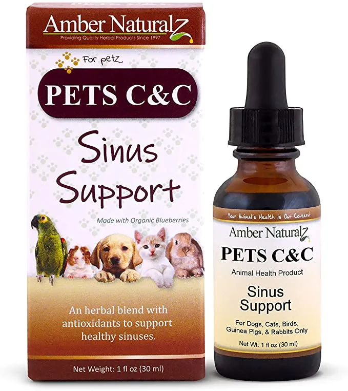 Amber Naturalz Pets C&C: Sinus Support with Antioxidants, 1 Ounce