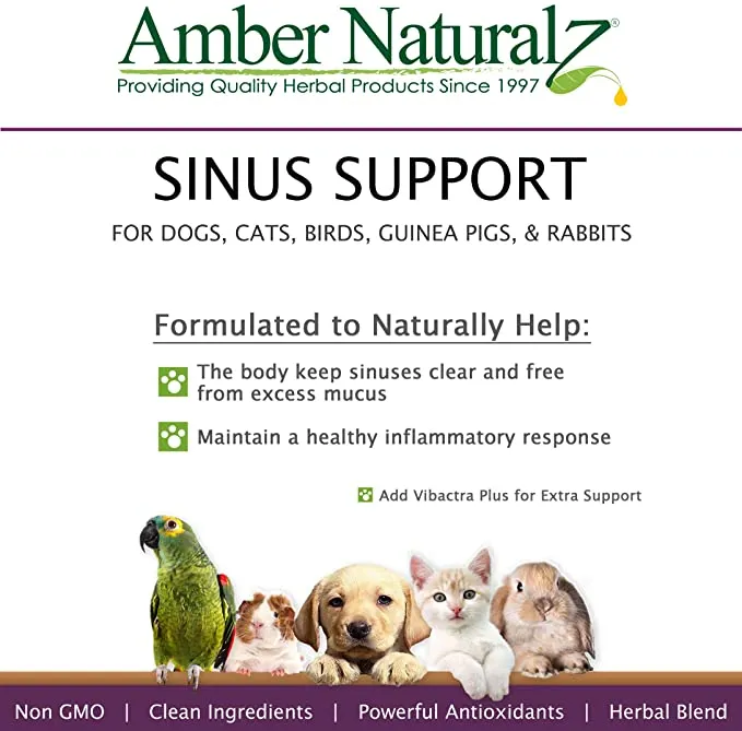 Amber Naturalz Pets C&C: Sinus Support with Antioxidants, 1 Ounce