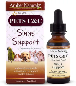 Amber Naturalz Pets C&C: Sinus Support with Antioxidants, 1 Ounce