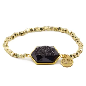 Andrea Collection - Raven Quartz Bracelet (Wholesale)