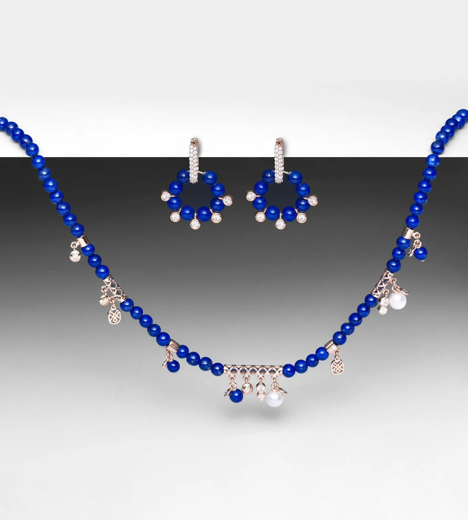 Aura lapis earrings