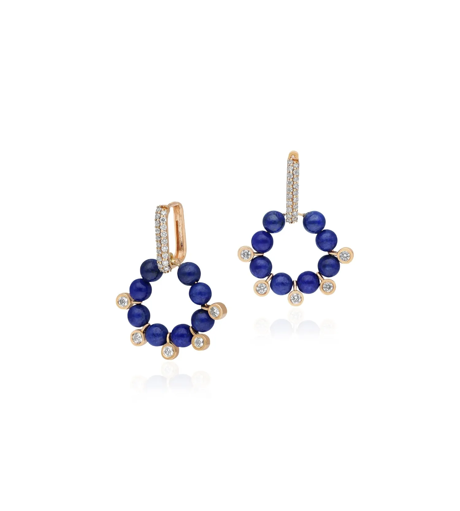 Aura lapis earrings