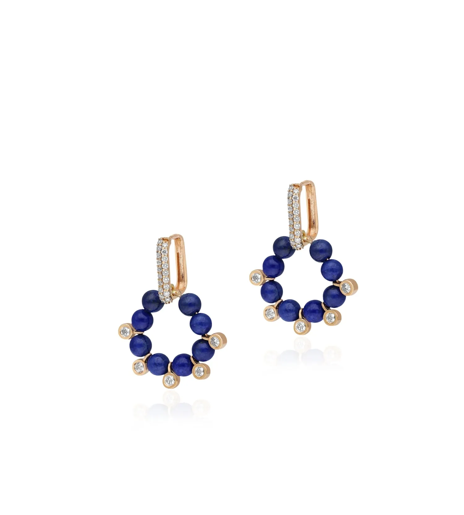Aura lapis earrings