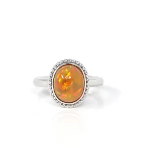 Baikalla™ "Charlotte" 18K Gold Ethiopian Opal Rope Ring