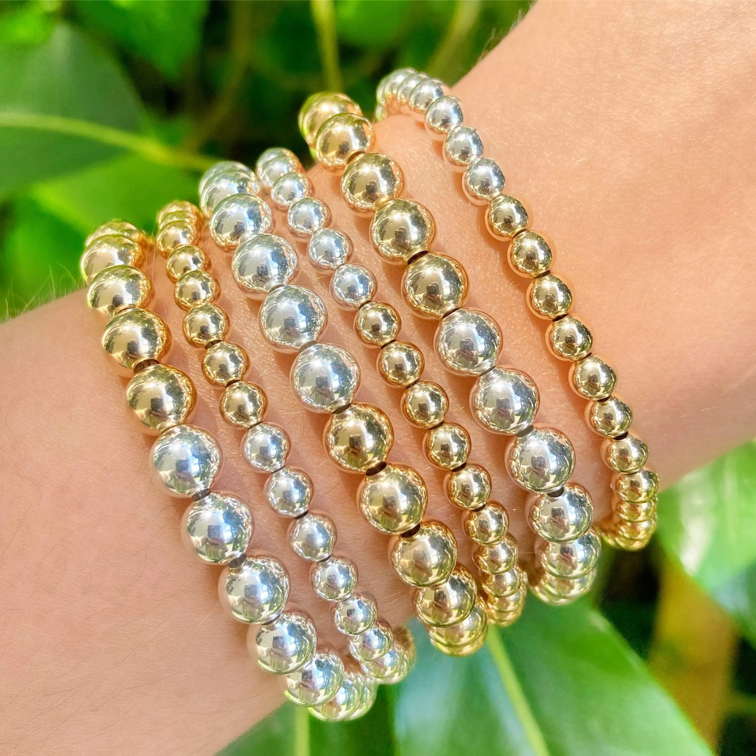 Baller | Extra Large  Gold   Silver Bracelet