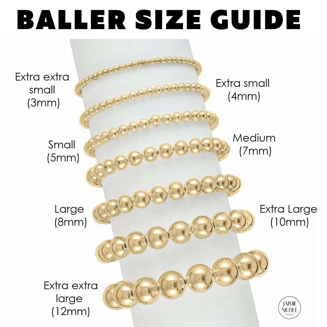 Baller | Extra Large  Gold   Silver Bracelet