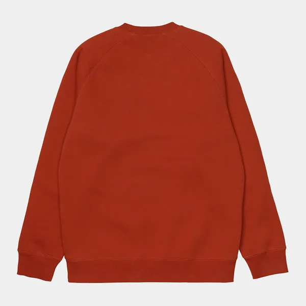 Carhartt WIP Chase Sweat - Copperton / Gold