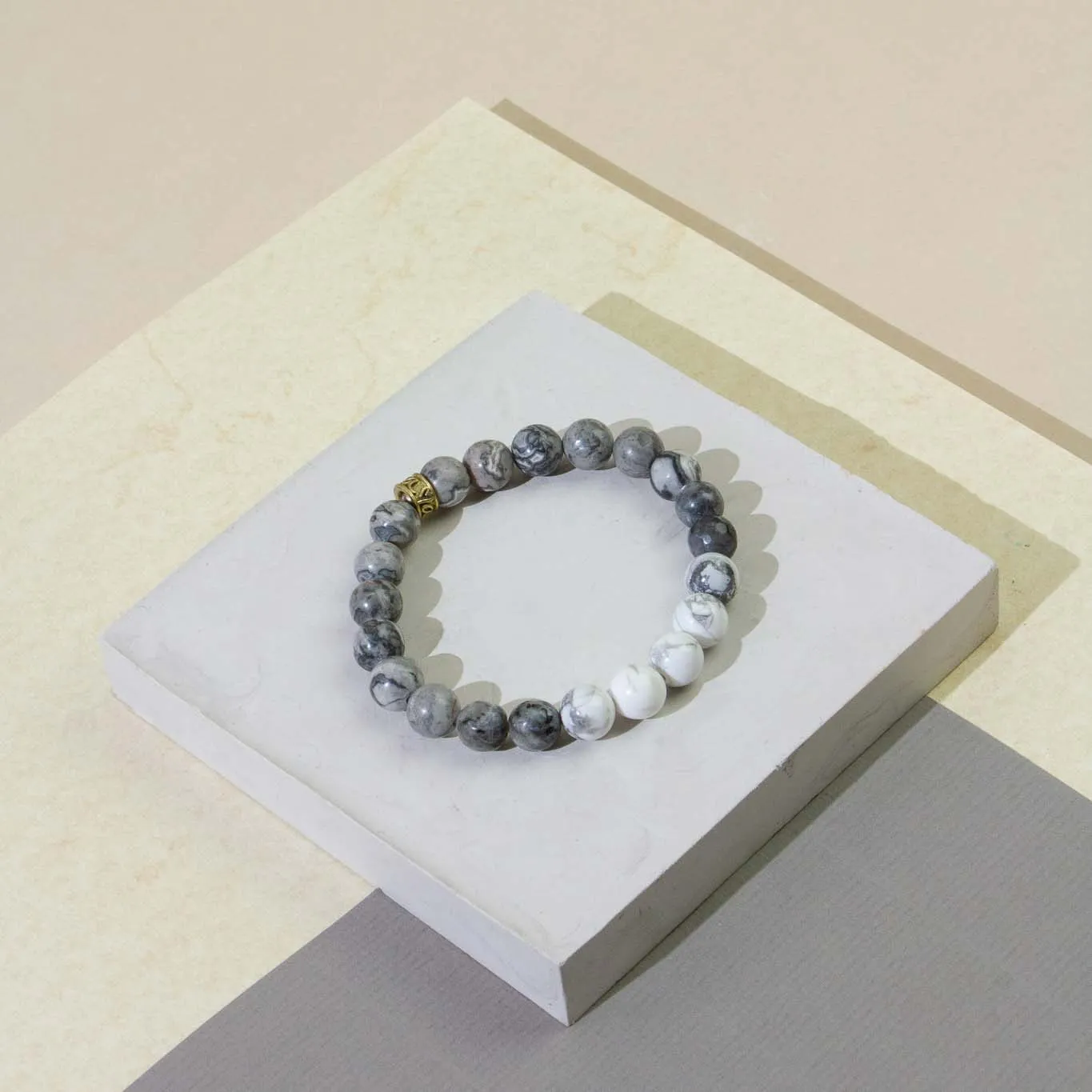 Clear Meditation Gemstone Bracelet