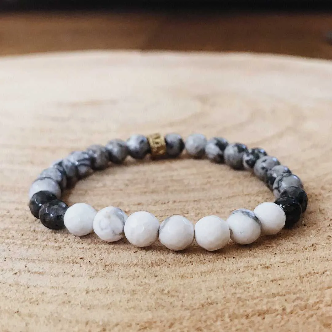 Clear Meditation Gemstone Bracelet