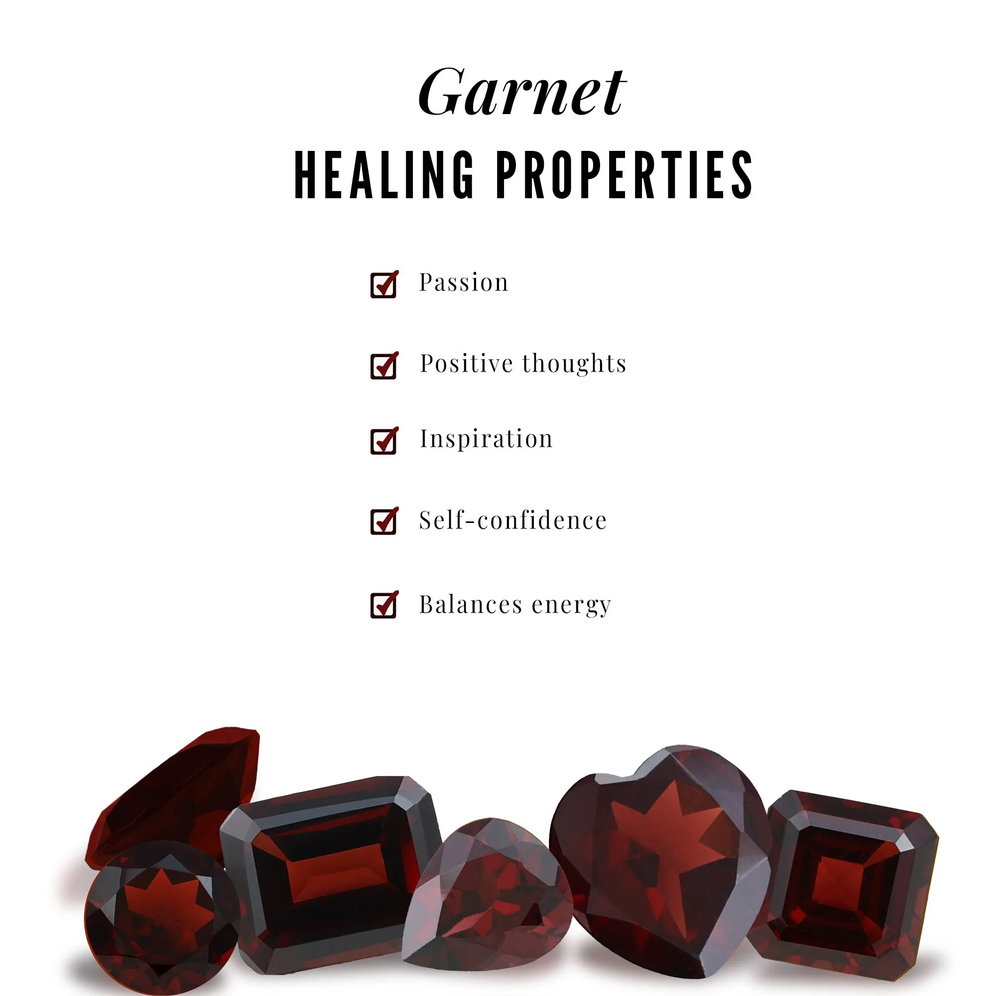 Designer Garnet Wedding Band Ring