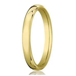 Designer Heavy Fit 14k Yellow Gold Men's Wedding Band