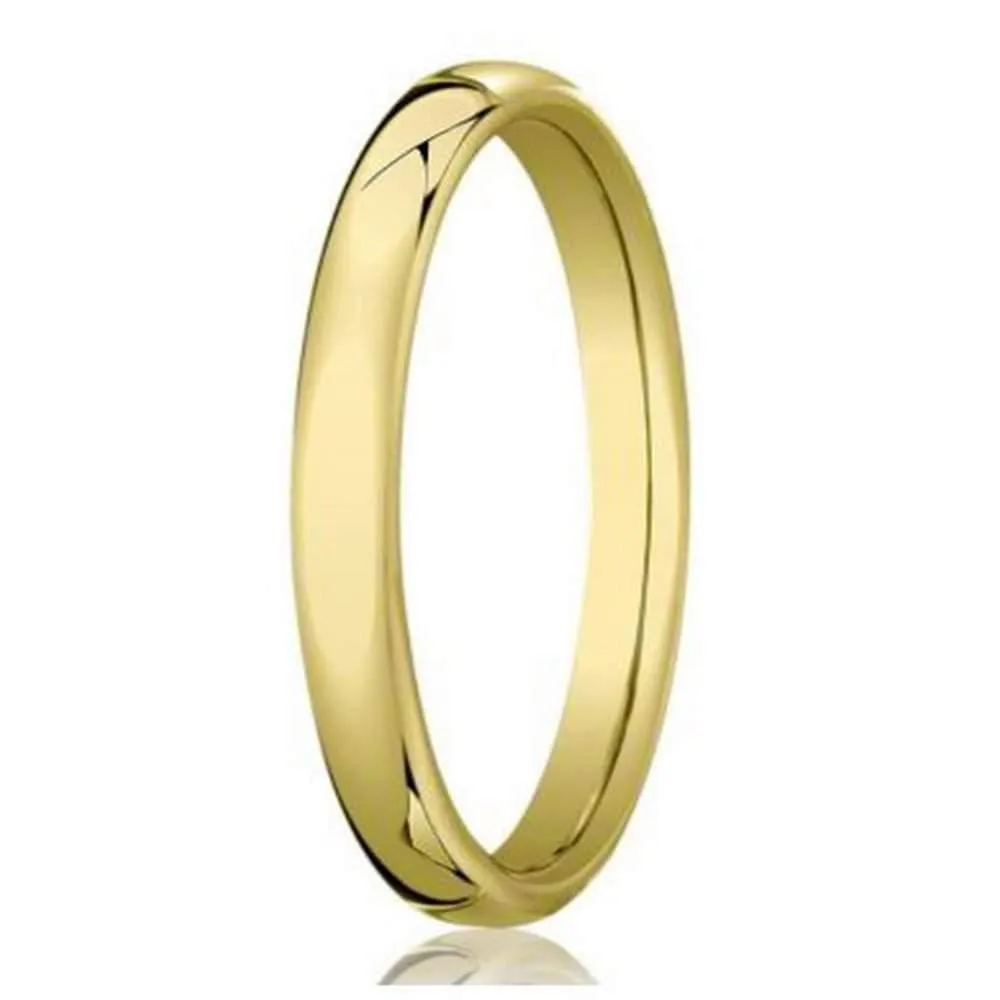 Designer Heavy Fit 14k Yellow Gold Men's Wedding Band