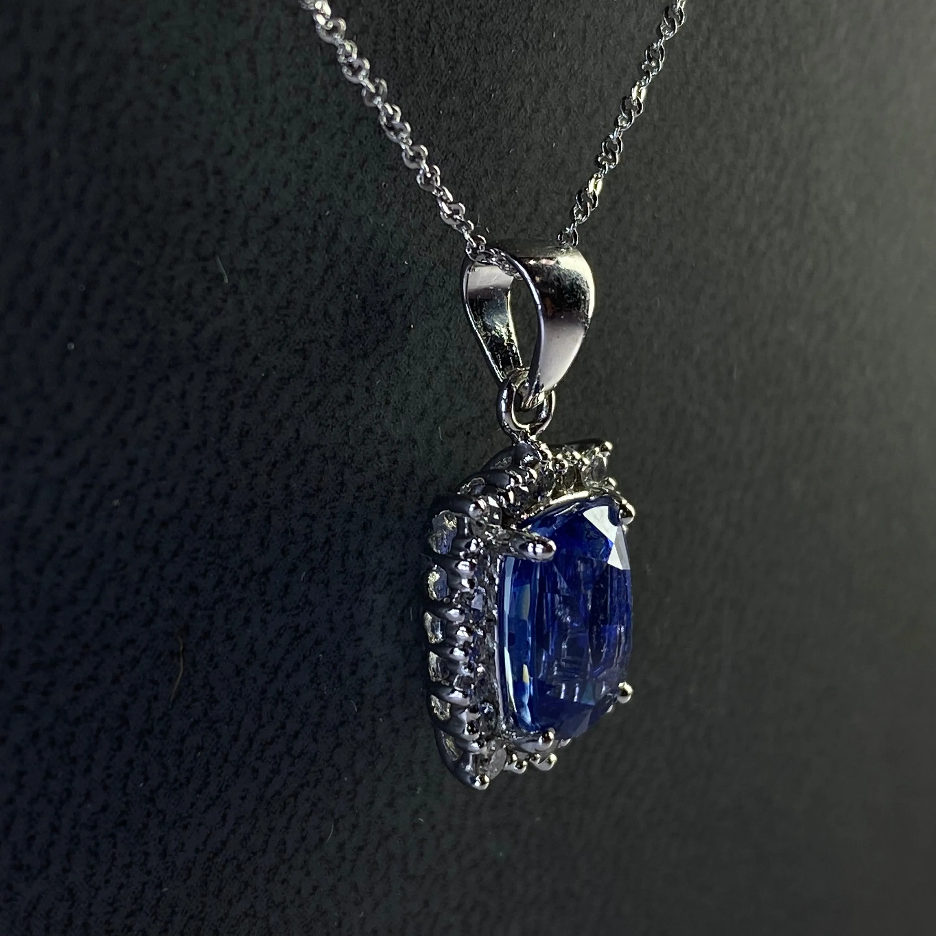 Diamond Sapphire Necklace