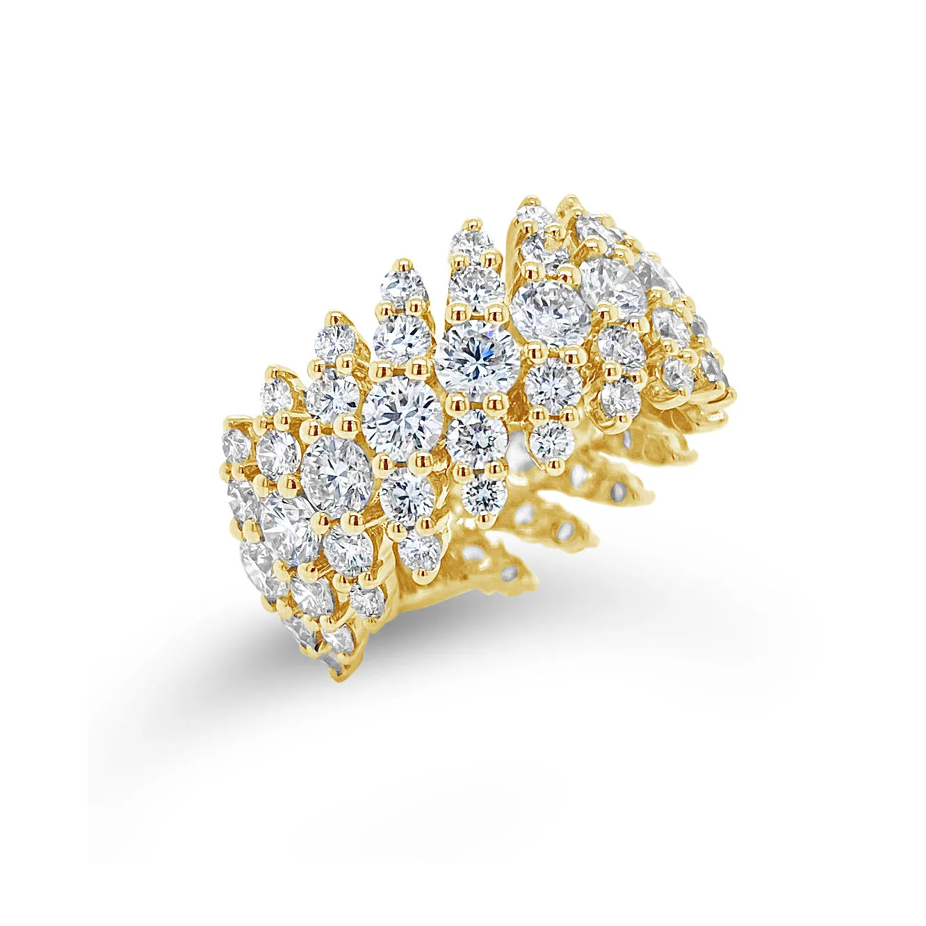 Diamond Thick Wave Band