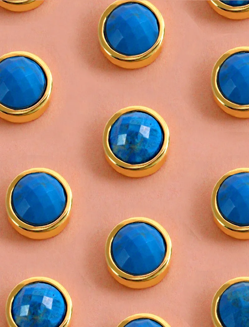 FIRE Gemstone Stud Earrings