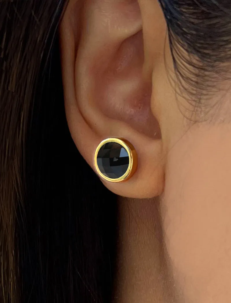 FIRE Gemstone Stud Earrings