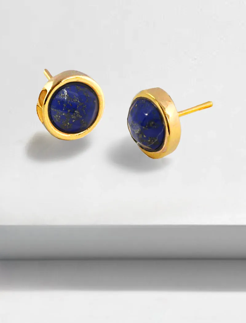 FIRE Gemstone Stud Earrings