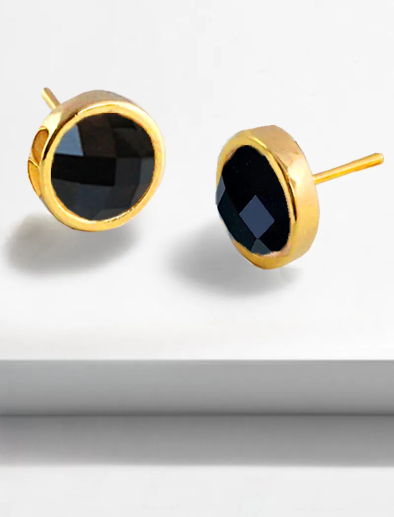 FIRE Gemstone Stud Earrings