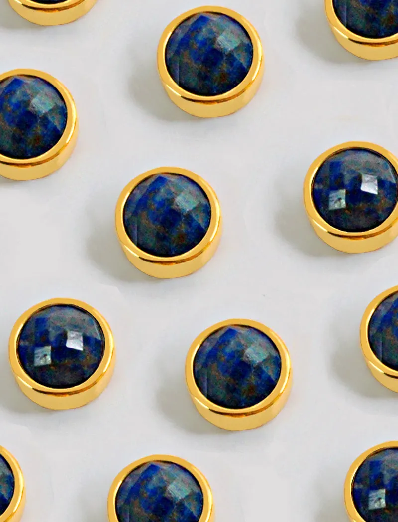 FIRE Gemstone Stud Earrings
