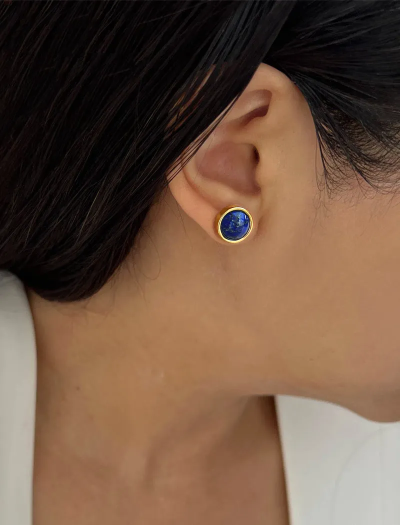 FIRE Gemstone Stud Earrings