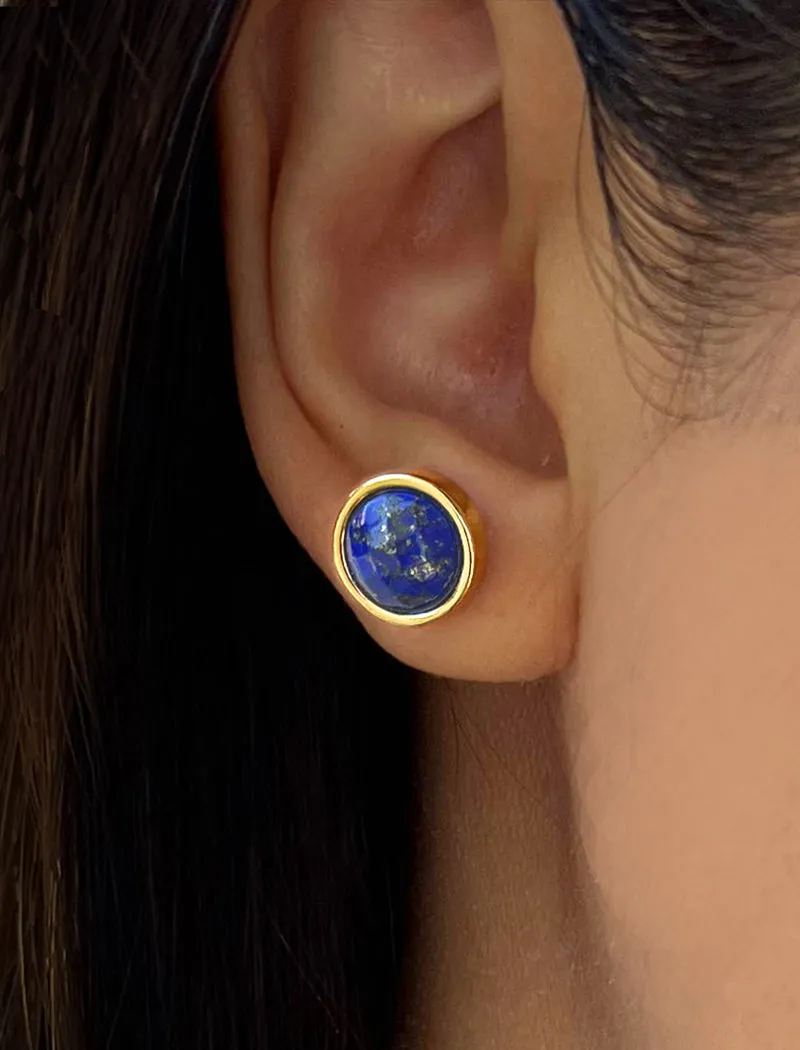 FIRE Gemstone Stud Earrings