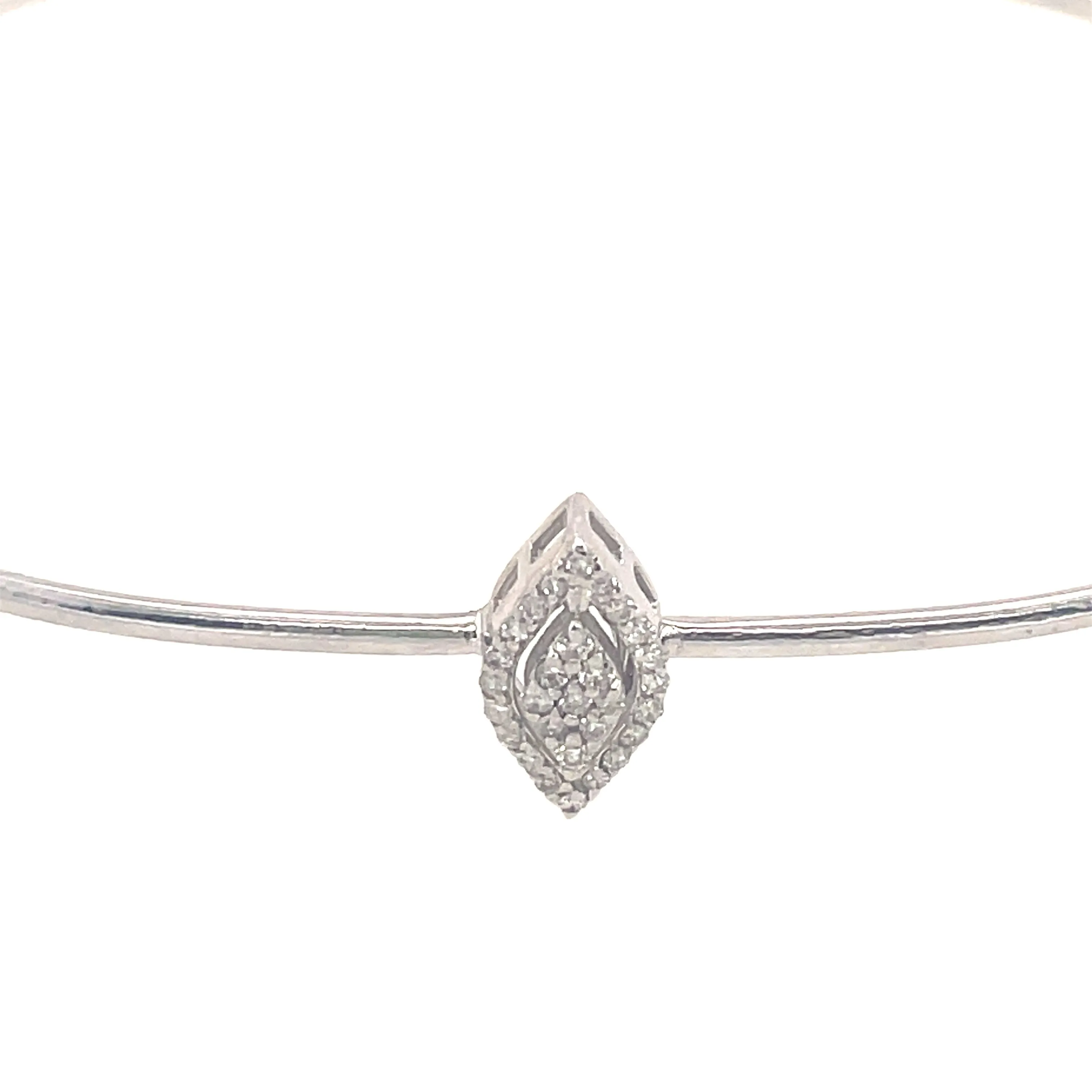 Flexible Diamond Bangle Bracelet