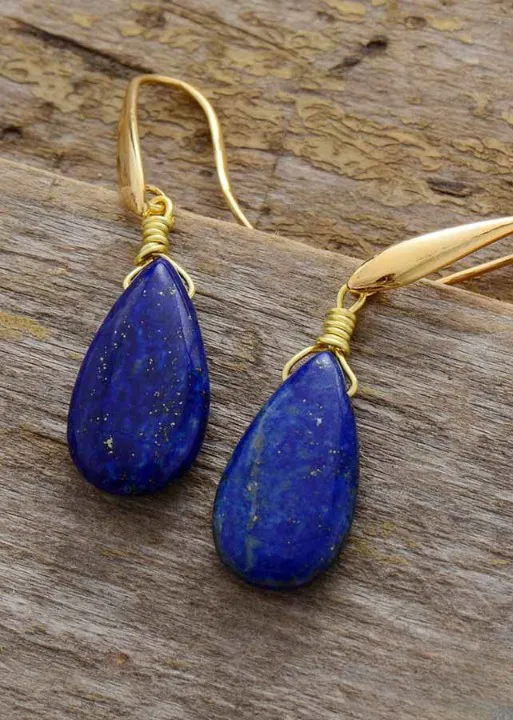 Gold Boho Beaded Earrings