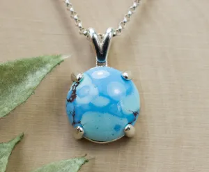 Golden Hills Turquoise Pendant, Natural Untreated Kazakhstan Turquoise; 6.640cts