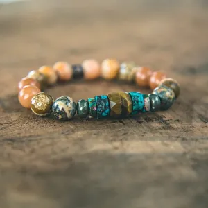 Highest Potential: Tiger's Eye, Opal, Turquoise, Pyrite, Jasper Energy Bracelet