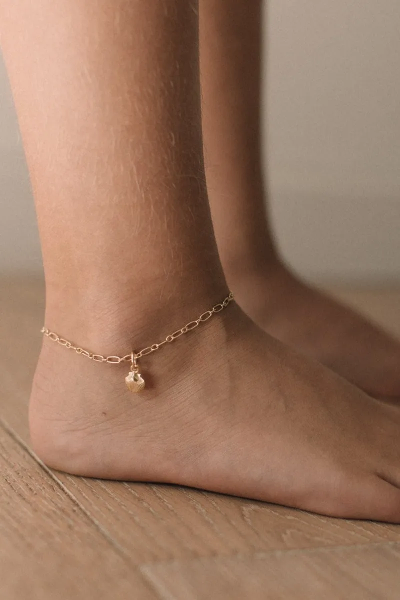 Little Mermaid Anklet - Gold