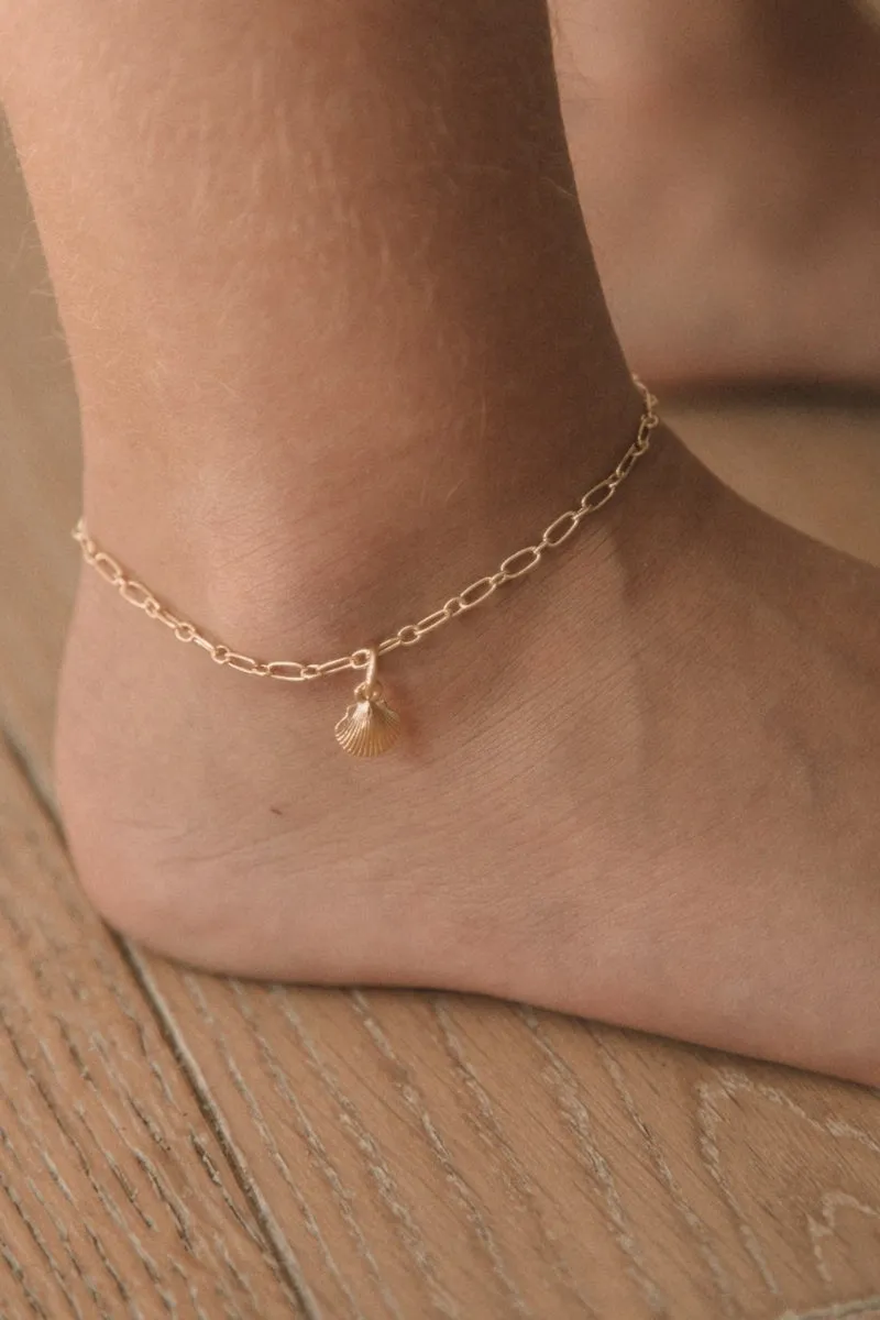 Little Mermaid Anklet - Gold