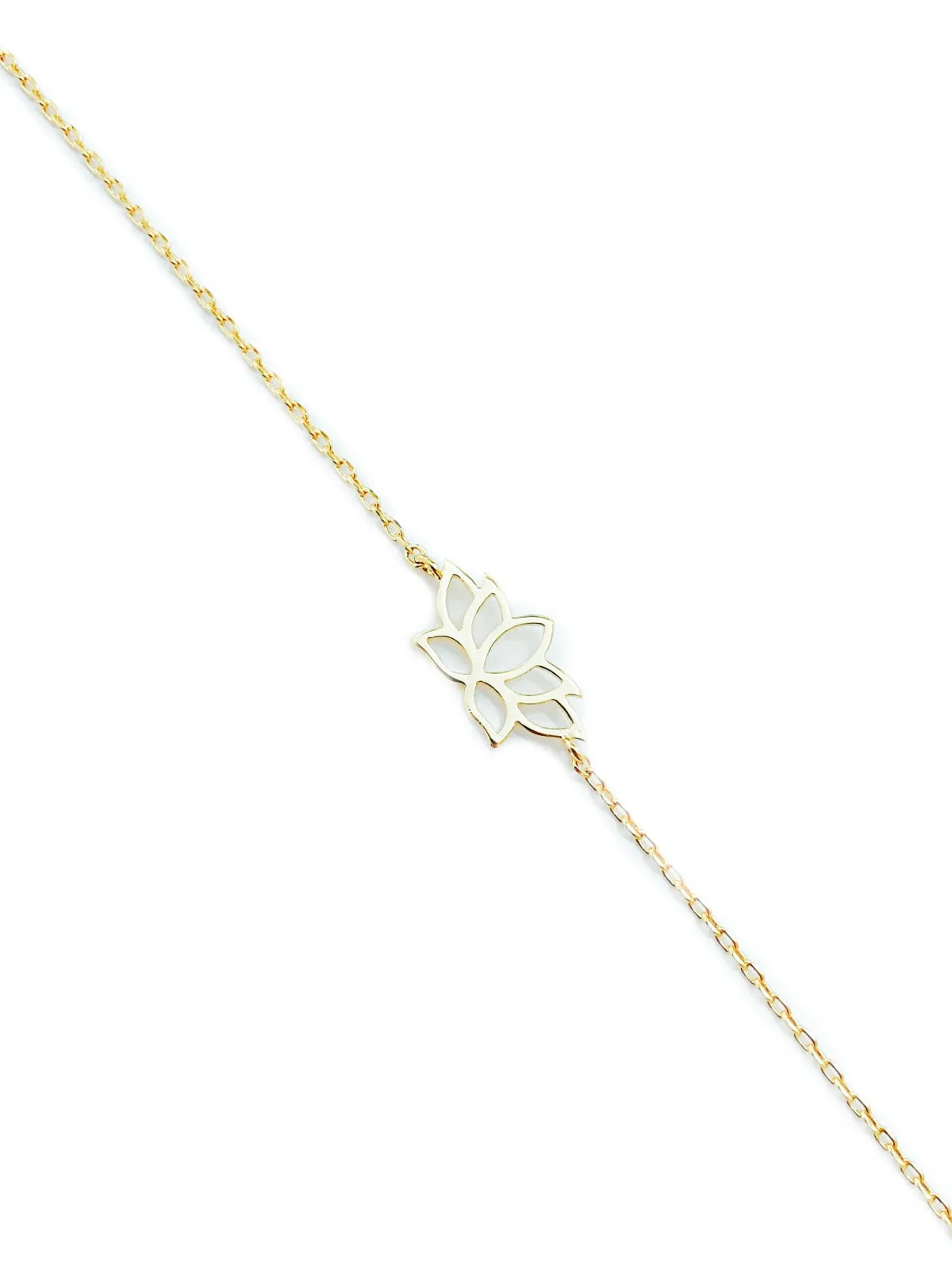 Lotus Outline Bracelet