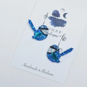 Lunar Dee | Sam the Splendid Fairy Wren - Hoops