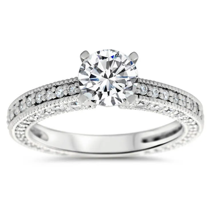 Moissanite Wedding Set - Erin Set