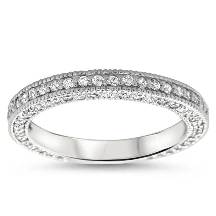 Moissanite Wedding Set - Erin Set